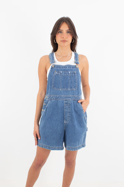 Dark Blue Short Denim Overalls - GAP (#10DARK) - 3 Sizes S, M & L