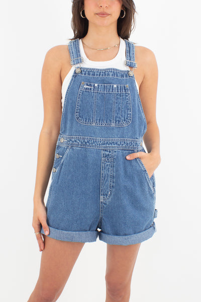 Dark Blue Short Denim Overalls - GAP (#10DARK) - 3 Sizes S, M & L