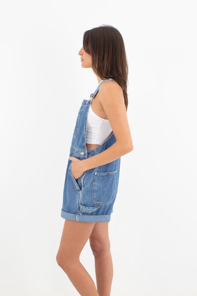 Dark Blue Short Denim Overalls - GAP (#10DARK) - 3 Sizes S, M & L