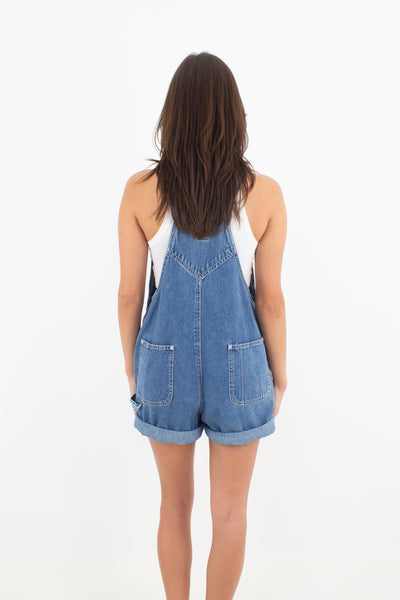 Dark Blue Short Denim Overalls - GAP (#10DARK) - 3 Sizes S, M & L