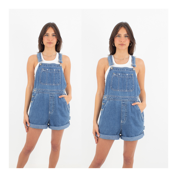 Dark Blue Short Denim Overalls - GAP (#10DARK) - 3 Sizes S, M & L