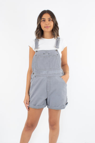 Grey Denim Overalls - 4 Sizes S, M, L & XL