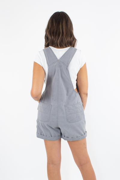 Grey Denim Overalls - 4 Sizes S, M, L & XL