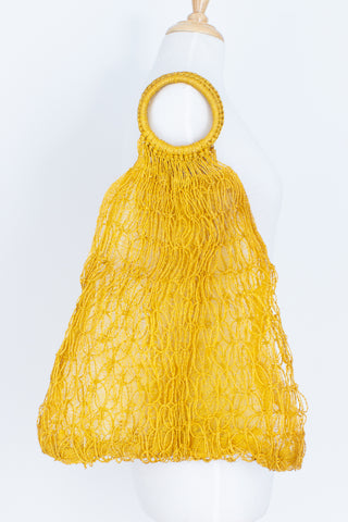 Mustard Jute Market Bag