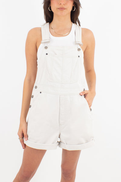 Off White Denim Overalls - Bill Blass - 4 Sizes S, M, L & XL