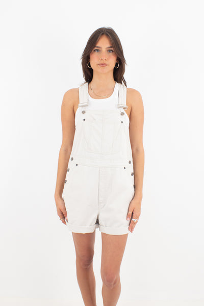 Off White Denim Overalls - Bill Blass - 4 Sizes S, M, L & XL