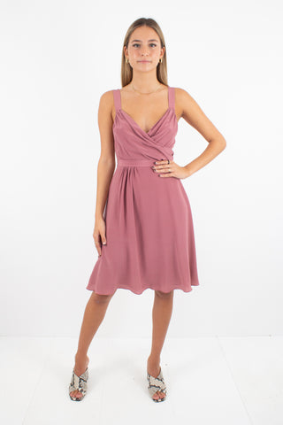 Blush Silk Fleur Wood Dress - Size XXS/XS