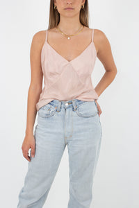 Blush Silk Camisole - 3 Sizes XXS-S, S-M & M