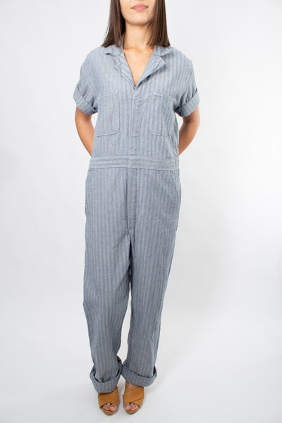 Boiler Suit Light Blue Herringbone - Red Kap - Size M / L / XL