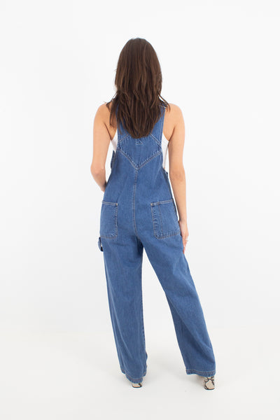 Dark Blue Long Denim Overalls - GAP (#2DARK) - 5 Sizes XS, S, M, L & XL