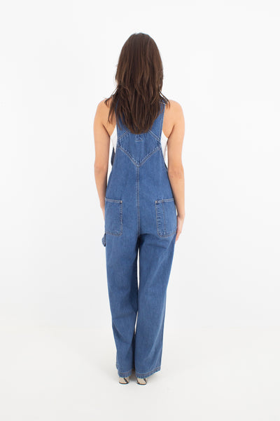 Dark Blue Long Denim Overalls - GAP (#2DARK) - 5 Sizes XS, S, M, L & XL