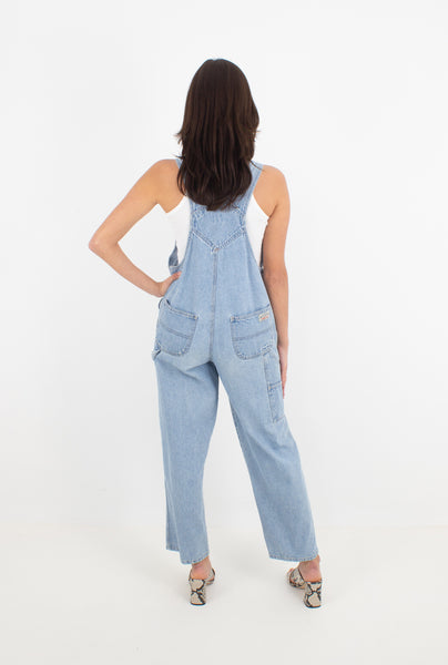 Light Blue Long Denim Overalls - GAP - Size XS Petites*