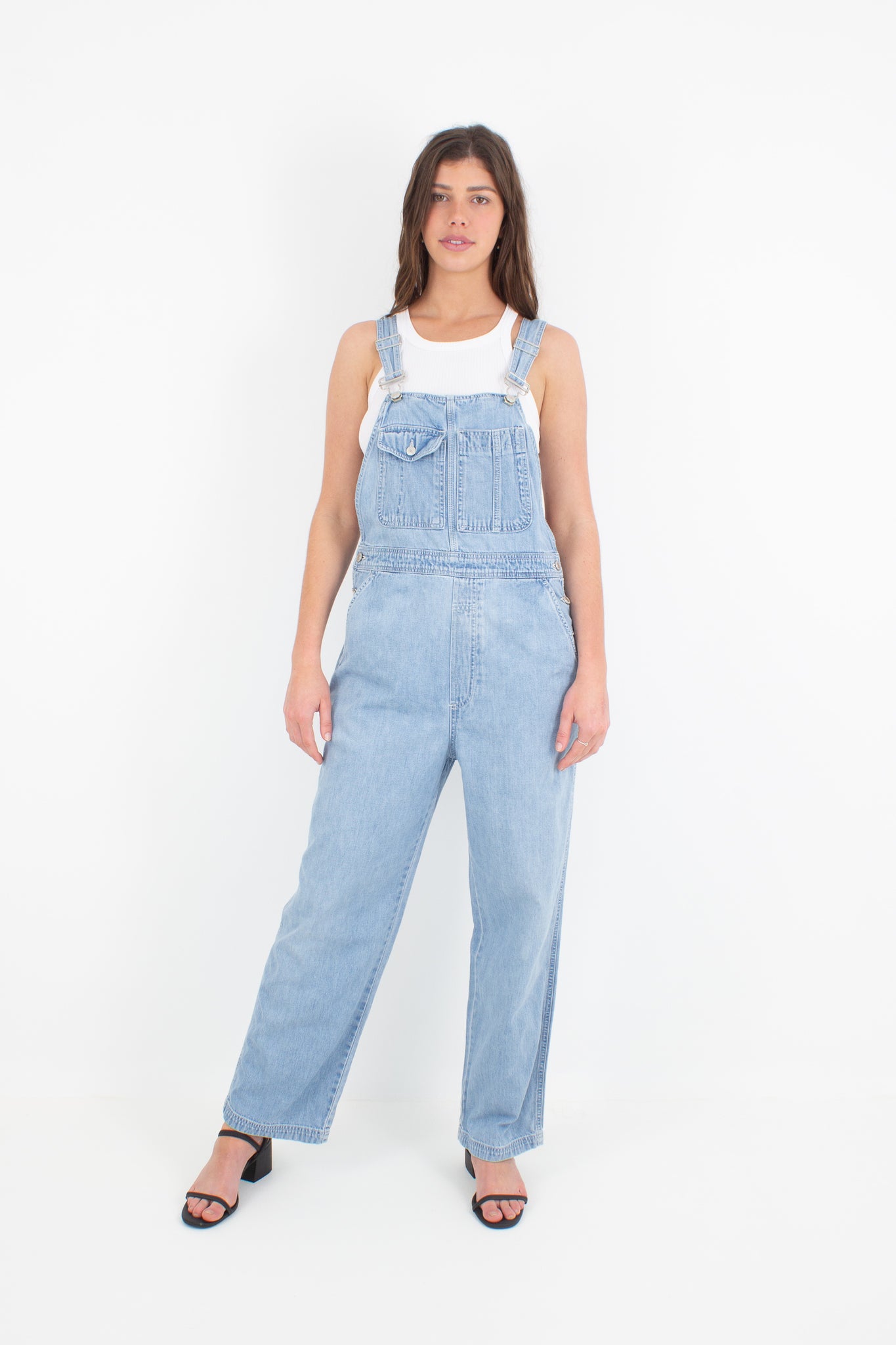 Light Blue Long Denim Overalls - GAP (#5LIGHT) - 3 Sizes XS, S & M