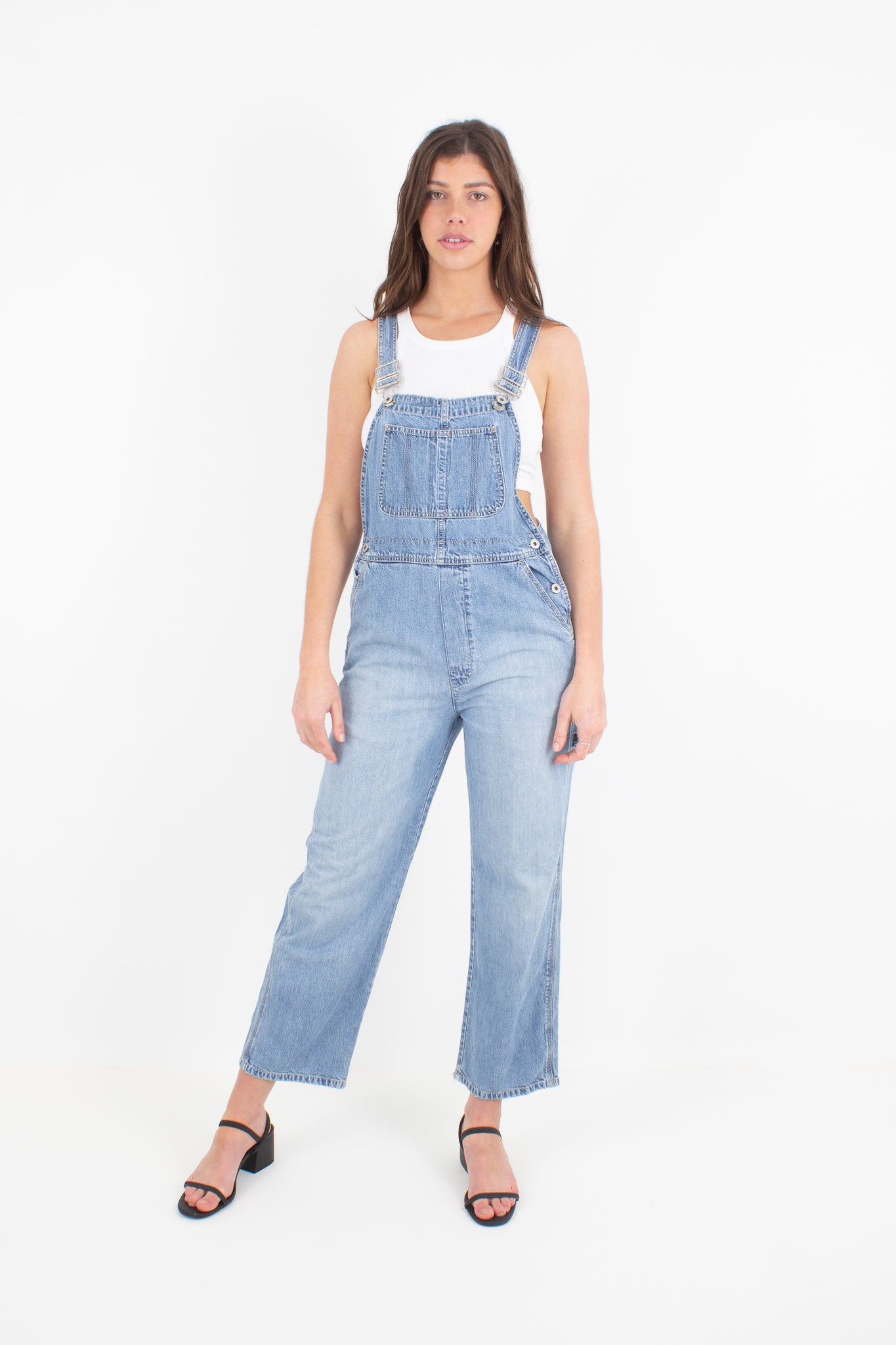 Light Blue Long Denim Overalls - GAP (#1LIGHT) - 4 Sizes XS, S, M & L