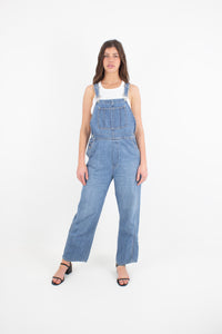 Mid Blue Long Denim Overalls - GAP (#1MID) - 4 Sizes XS, S, M & L