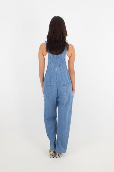 Mid Blue Long Denim Overalls - GAP (#2MID) - 5 Sizes XS, S, M, L & XL