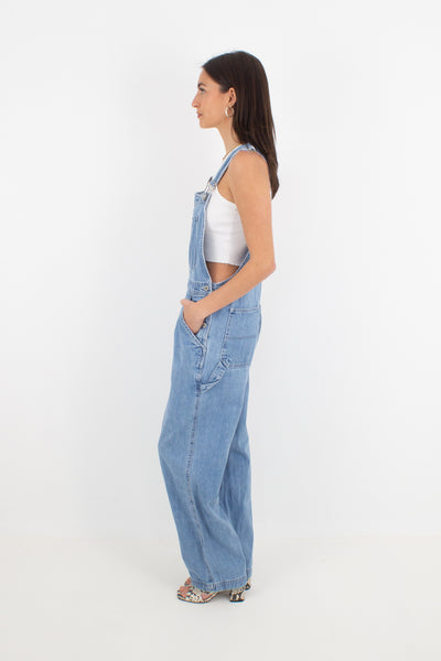 Mid Blue Long Denim Overalls - GAP (#4) - 2 Sizes XS & XL