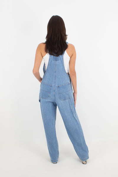 Mid Blue Long Denim Overalls - GAP (#4) - 2 Sizes XS & XL