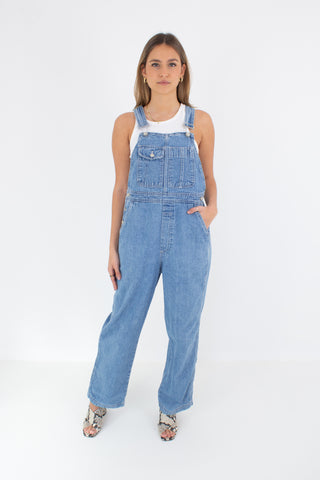 GAP Mid Blue Long Denim Overalls (#5MID) - 4 Sizes XS, S, M & L