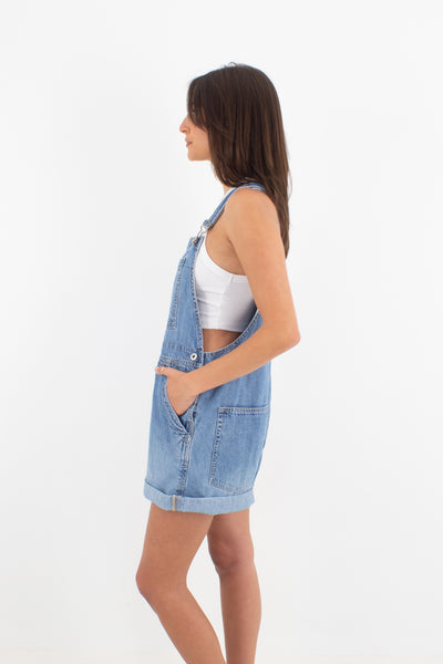 Mid Blue Denim Overalls - GAP (#1MID) - 2 Sizes M & L