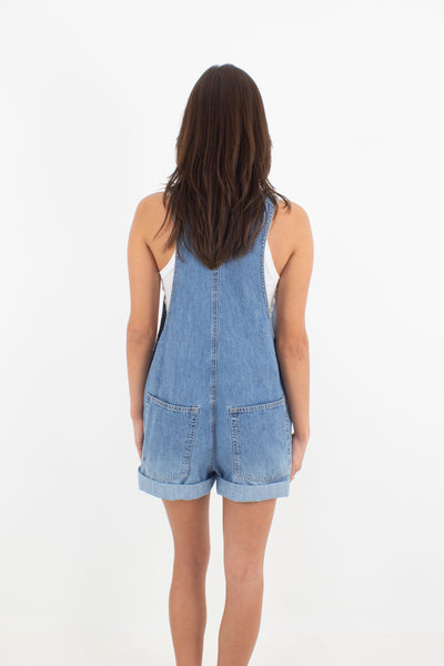 Mid Blue Denim Overalls - GAP (#1MID) - 2 Sizes M & L