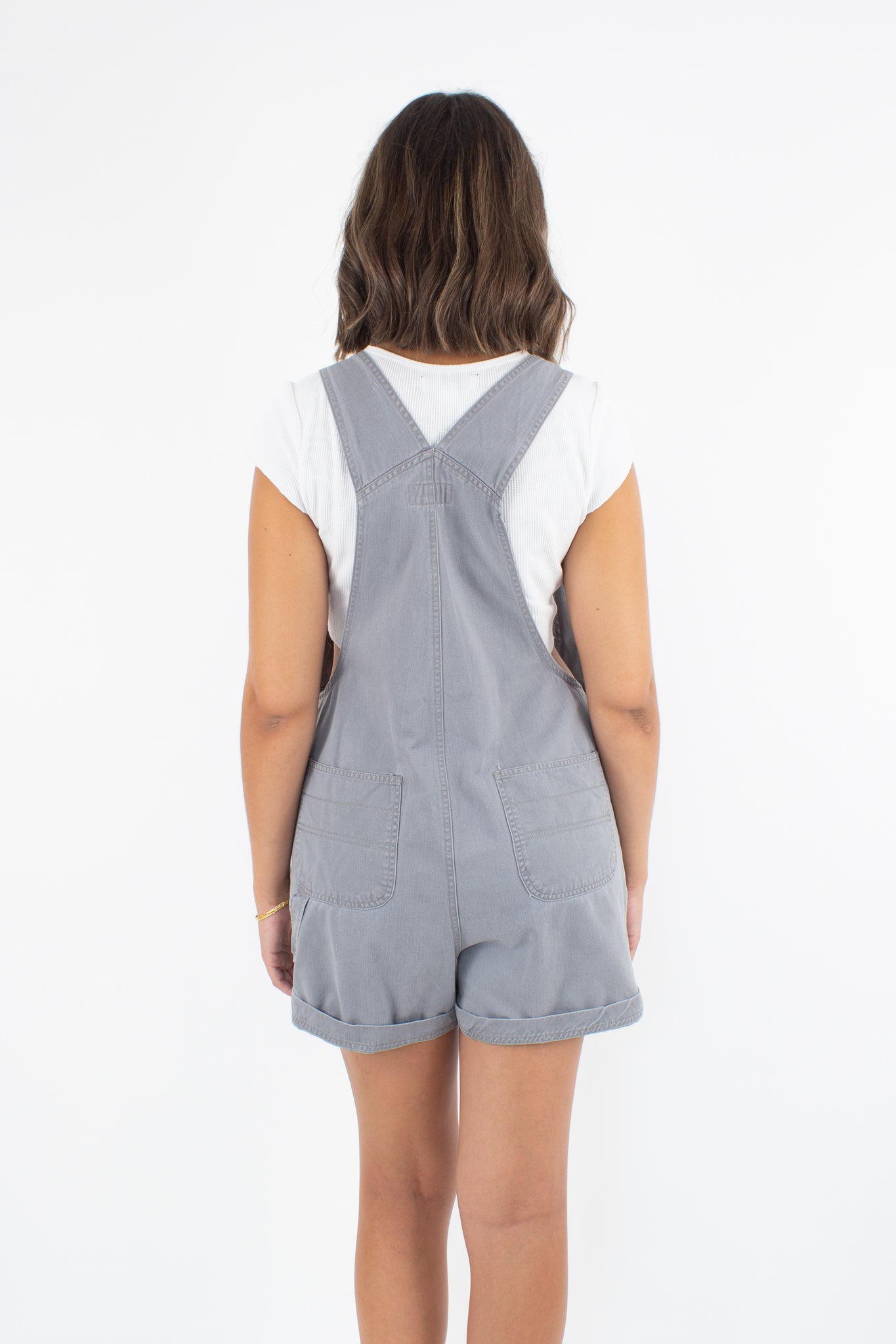 Grey Denim Overalls 4 Sizes S, M, L & XL MarlowVintage