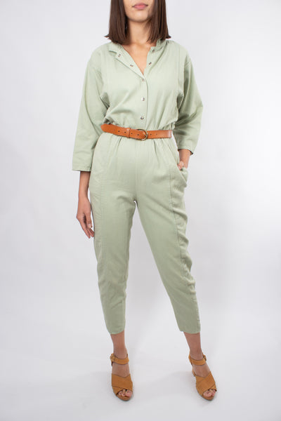 Jumpsuit in Light Pistaccio - Size XS/S 6-8