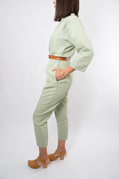 Jumpsuit in Light Pistaccio - Size XS/S 6-8