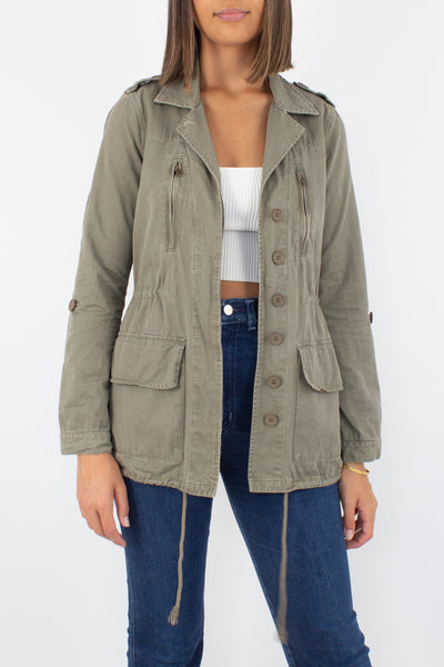 Khaki Jacket - Size S