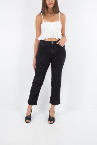LEE Mid Rise Jeans in Black - Size S/M 29"