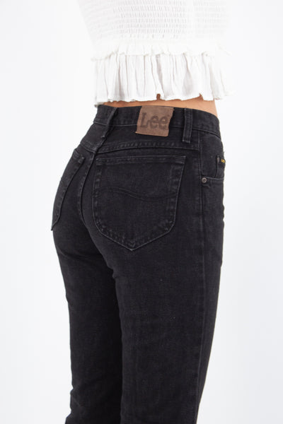 LEE Mid Rise Jeans in Black - Size S/M 29"