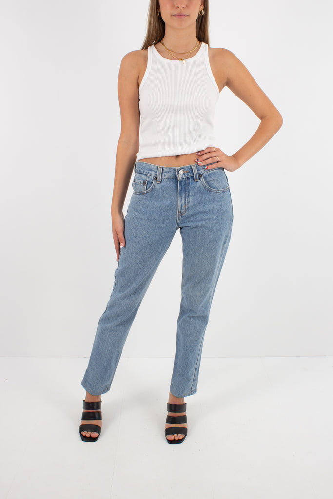 Levis 505 tapered top leg