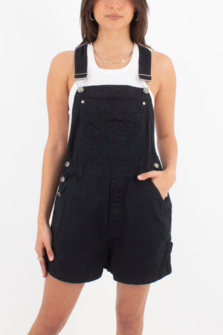 Black Denim Overalls - 3 Sizes XS, S, M & L