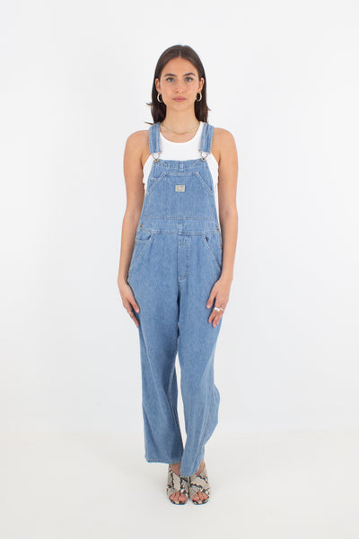 Mid Blue Long Denim Overalls - Old Navy (#6MID) - 3 Sizes XS, S & M