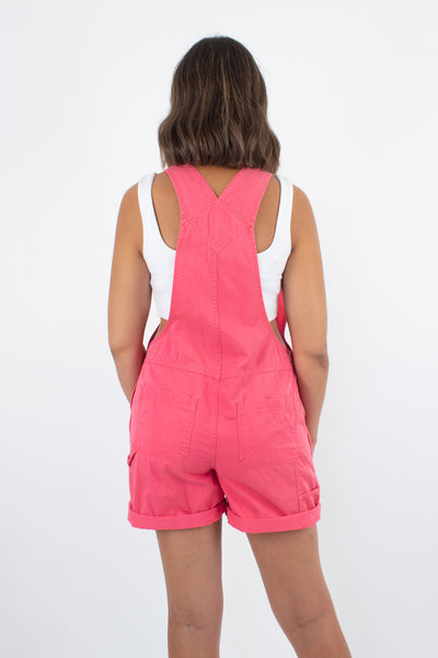 Pink Denim Overalls - 2 Sizes S & M