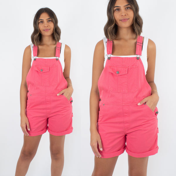 Pink Denim Overalls - 2 Sizes S & M