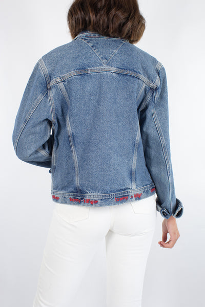 Tommy Hilfiger Denim Jacket in Mid Blue - Size XS/S/M